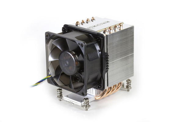 Dynatron A19 Processor Luftkøler 8 cm Aluminium, Sort, Kobberfarve 1 stk