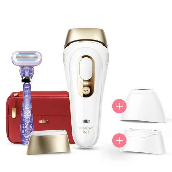 Braun Silk-expert Pro Silk·expert Pro 5 PL5267 Intenst pulserende lys (IPL) Guld, Hvid