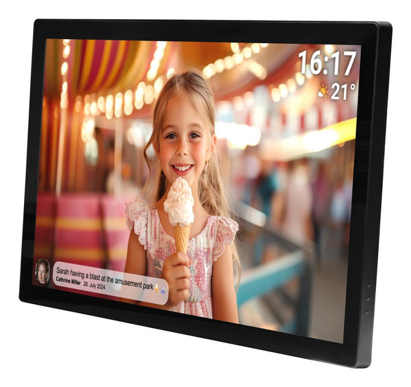 Denver PFF-3260 digital fotoramme Sort 81,3 cm (32") Berøringsskærm Wi-Fi