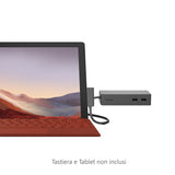 Microsoft Surface Dock 2 mobil dockingstation Tablet Sort