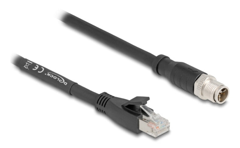 DeLOCK 80586 netværkskabel Sort 10 m Cat5e S/FTP (S-STP)