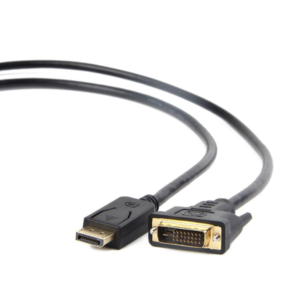 Gembird CC-DPM-DVIM-3M videokabel adapter DisplayPort DVI Sort