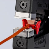 Knipex PreciStrip16 kabelstripper Sort, Rød