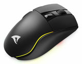 Sharkoon SGM50W mus Spil Højre hånd RF Wireless + USB Type-A Optisk 6400 dpi