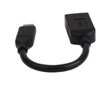 Prokord USB-0076 USB-kabel USB 3.2 Gen 1 (3.1 Gen 1) 0,15 m USB C USB A Sort