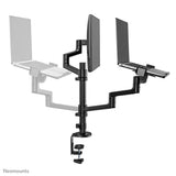 Neomounts DS20-425BL2 skærmbeslag og -stativer 68,6 cm (27") Skrivebord Sort