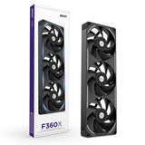 NZXT F360X Computerkabinet Ventilator 12 cm Sort 1 stk
