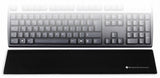 BakkerElkhuizen Trapezium Ergo Wrist Rest Standard håndledsstøtte Plast, Gummi, Tekstil Sort