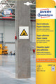 Avery L7872-20 selvklæbende etiket Rektandel Permanent Hvid 1600 stk