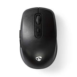 Nedis MSWS110BK mus Kontor Højre hånd USB Type-A Optisk 1600 dpi