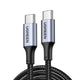 Ugreen 90120 USB-kabel USB 2.0 3 m USB C 480 Gbit/sek. 100 W Sort