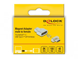 DeLOCK 66433 kabel kønsskifter Thunderbolt 3/ USB C Sølv