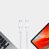Green Cell GC PowerStream USB-kabel USB 3.2 Gen 1 (3.1 Gen 1) 0,3 m USB C 0,48 Gbit/sek. 60 W Hvid