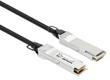 Intellinet 508513 InfiniBand og fiberoptisk kabel 2 m QSFP+ Sort, Sølv