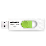 ADATA UV320 USB-nøgle 32 GB USB Type-A 3.2 Gen 1 (3.1 Gen 1) Grøn, Hvid