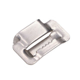 Extralink CLAMP FOR STEEL STRAP 20MM WITH JAGS Endeklemme 2 cm Rustfrit stål