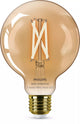 Philips Intelligent LED Filament G95 pære, E27 fatning, 640 lm