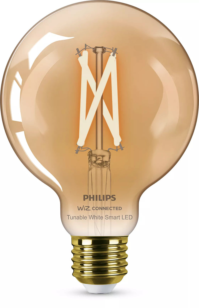 Philips Intelligent LED Filament G95 pære, E27 fatning, 640 lm