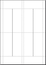 Sigel DP046 print etiket Hvid