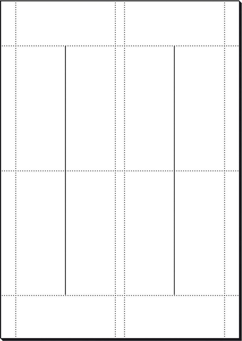 Sigel DP046 print etiket Hvid