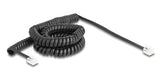 DeLOCK 90226 telefonkabel 5 m Sort