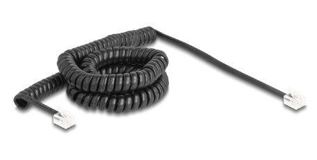 DeLOCK 90226 telefonkabel 5 m Sort