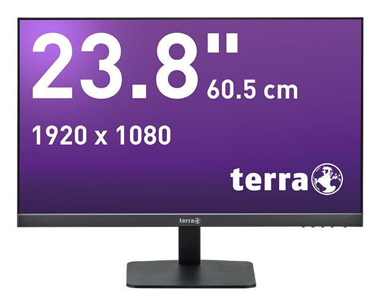 TERRA 2427W computerskærm 60,5 cm (23.8") 1920 x 1080 pixel Fuld HD LCD Sort
