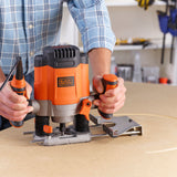 Black & Decker KW1200EKA-QS router og overfræser Sort, Grå, Orange