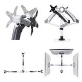 StarTech.com 1MP1ACG-MONITOR-ARM skærmbeslag og -stativer 76,2 cm (30") Skrivebord Sort, Sølv