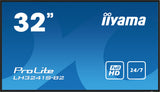 iiyama LH3241S-B2 skilte display Kiosk design 80 cm (31.5") LED 350 cd/m² Fuld HD Sort 24/7