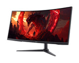 Acer NITRO XZ0 XZ340CUR X0 computerskærm 86,4 cm (34") 3440 x 1440 pixel UltraWide Quad HD LED Sort