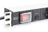 Digitus DN-95403 overspændingsbeskytter Sort 7 AC stikkontakt(er) 250 V 2 m