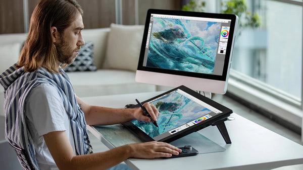 HUION PRO 24 4K tegneplade Sort 5080 lpi 527,04 x 296,46 mm USB