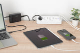 Digitus DA-70626 stikdåse 1,5 m 3 AC stikkontakt(er) Indendørs Hvid