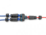 DeLOCK 86808 kabelsamler 1 x RJ45/2 x RJ45 Sort, Blå
