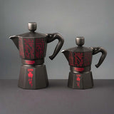 Bialetti Stranger Things Moka gryde Sort, Rød