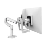 Ergotron LX Series 98-037-062 skærmbeslag og -stativer 25,4 cm (10") Skrivebord Hvid