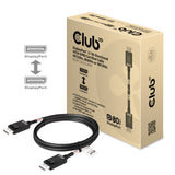 CLUB3D CAC-1091 DisplayPort kabel 1,2 m Sort