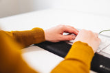 BakkerElkhuizen Trapezium Ergo Wrist Rest Compact håndledsstøtte Plast, Gummi, Tekstil Sort
