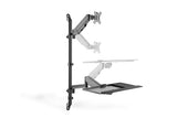 Digitus DA-90372 skærmbeslag og -stativer 81,3 cm (32") Skrivebord Sort