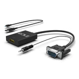 Inca IVTH-02 videokabel adapter 0,2 m HDMI Type A (Standard) VGA (D-Sub) Hvid