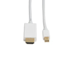 Prokord MDPH12M-1M-W videokabel adapter Mini DisplayPort HDMI Hvid