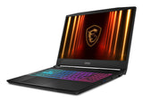 MSI Katana 15 HX B14WFK-845NL Intel® Core™ i7 i7-14650HX Laptop 39,6 cm (15.6") Fuld HD 16 GB DDR5-SDRAM 1 TB SSD NVIDIA GeForce RTX 5060 Wi-Fi 6E (802.11ax) Windows 11 Home Sort