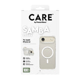 PanzerGlass CARE™ by ® Samba Case Transparent m. Hvid MagSafe iPhone Air