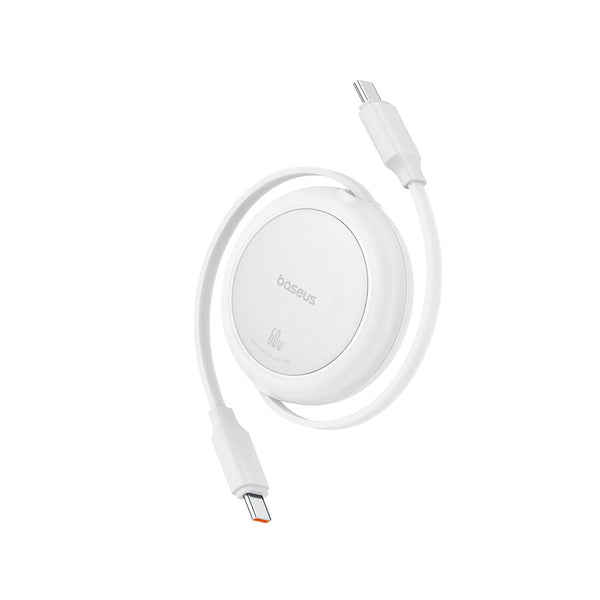 Baseus Free2Pull USB-kabel 1 m USB C 0,48 Gbit/sek. 60 W Hvid
