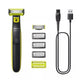 Philips Norelco OneBlade QP2824/10 barbermaskine til ham Folie shaver Trimmer Grå, Lime