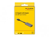 DeLOCK 66247 kabel kønsskifter RJ-45 USB A Grå