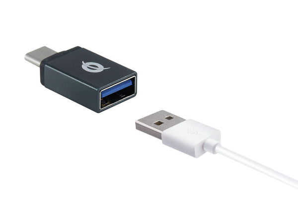 Conceptronic DONN04G kabel kønsskifter USB 3.1 Gen 1 Type-C, USB 2.0 Type-C USB 3.1 Gen 1 Type-A, USB 2.0 Micro Sort
