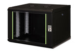 Digitus DN-19 07-U-SW stativ 7U Vægmonteret stativ Sort