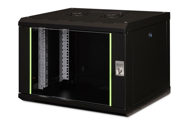Digitus DN-19 07-U-SW stativ 7U Vægmonteret stativ Sort